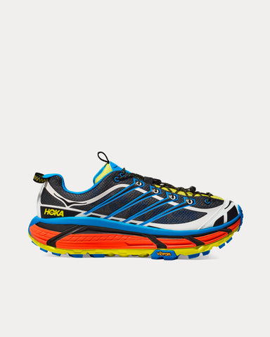 Hoka Mafate Three2 Black / Diva Blue Running Shoes