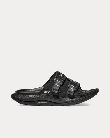 Hoka x WTAPS Ora Luxe Jet Black / White Slides