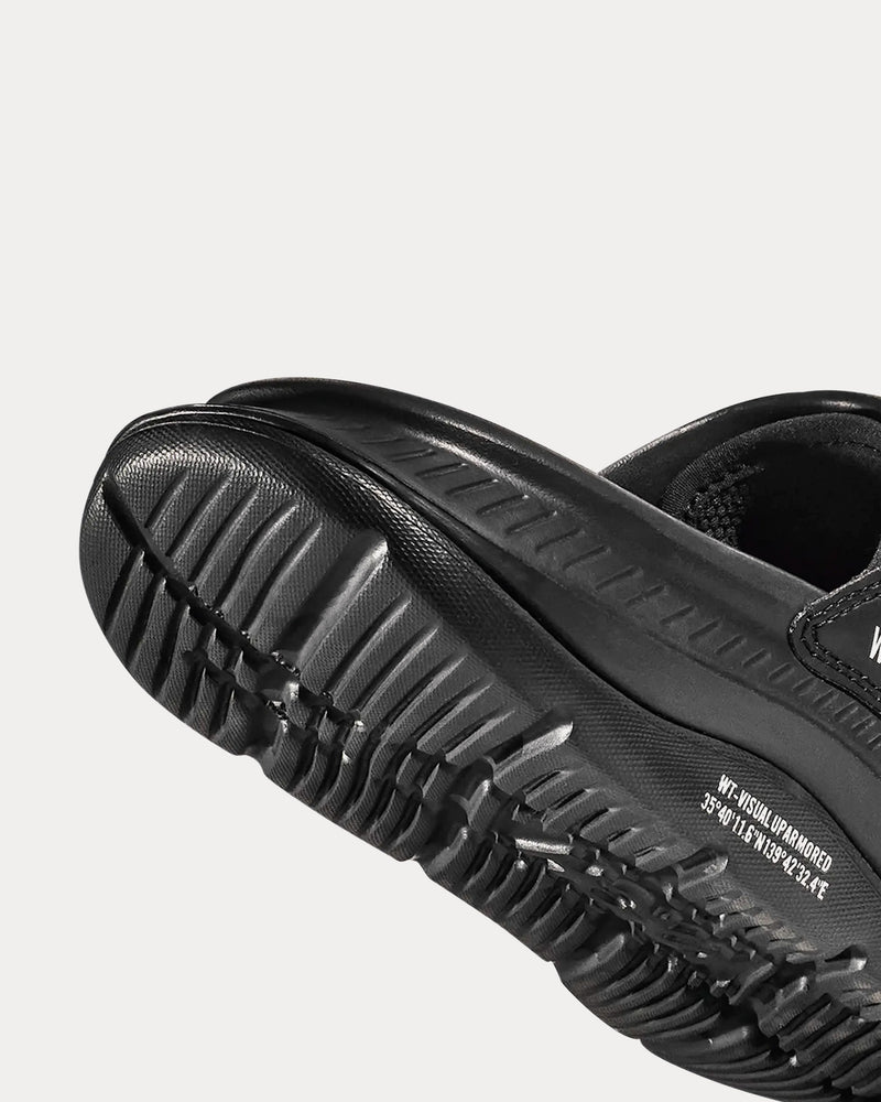 Hoka x WTAPS Ora Luxe Jet Black / White Slides - 3