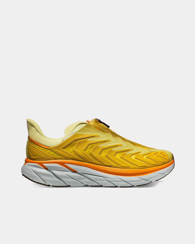 Hoka Project Clifton Golden Lichen / Celery Root Running Shoes - 1