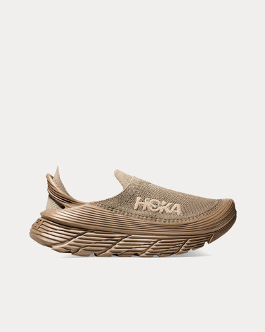 Hoka Restore TC Dune / Oxford Tan Slip On Sneakers