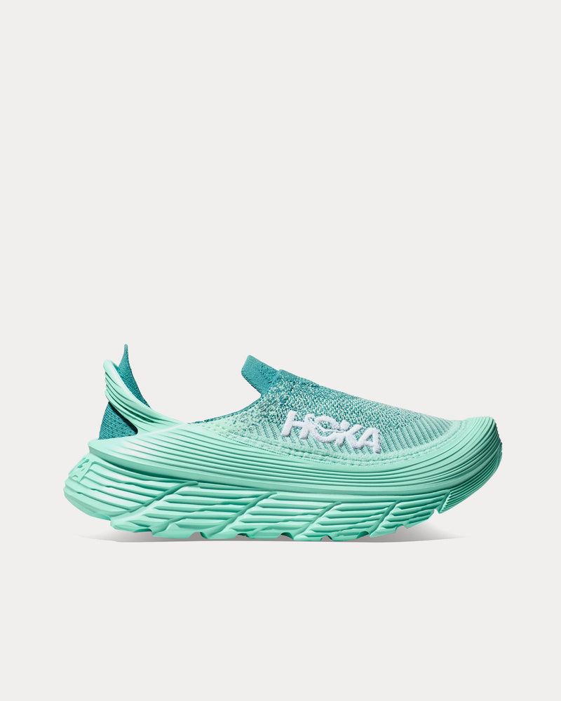 Hoka Restore TC Ocean Mist / Sunlit Ocean Slip On Sneakers - 1