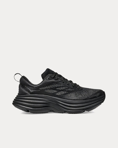 Hoka Stealth/Tech Bondi 8 Caged Black / Black Running Shoes