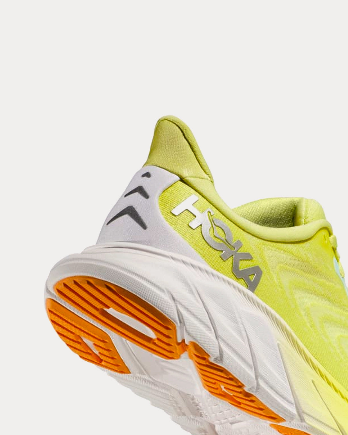 Hoka Arahi 6 Citrus Glow / White Running Shoes - 3