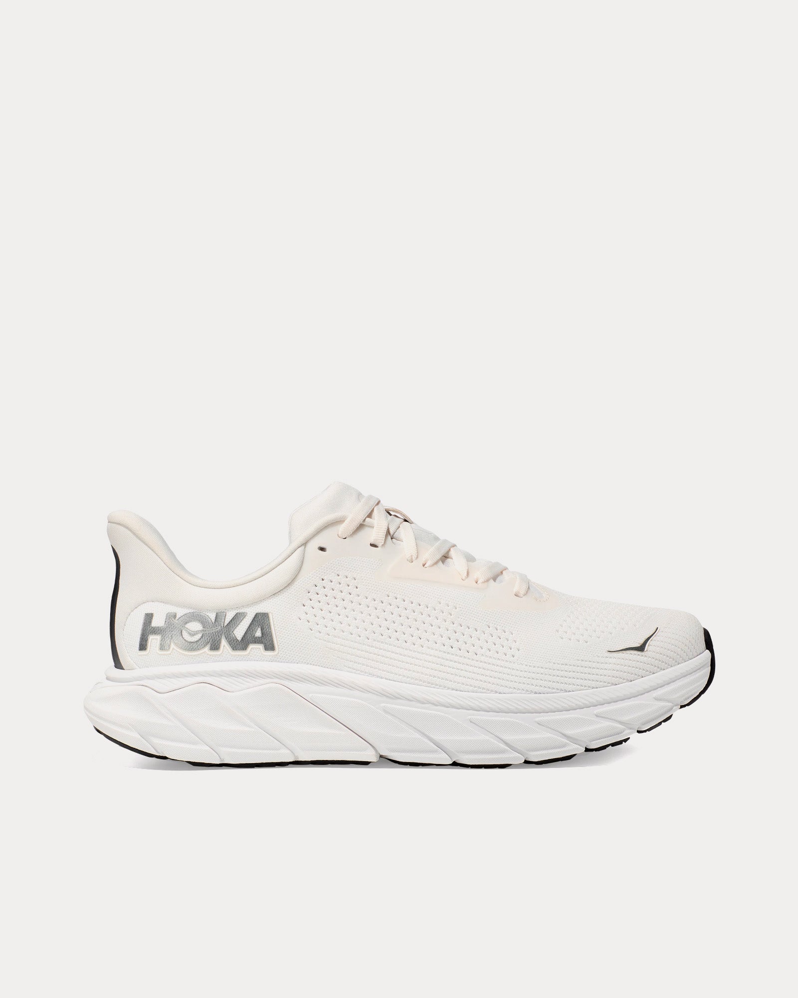 Hoka Arahi 7 Blanc De Blanc / Steel Wool Running Shoes - 1