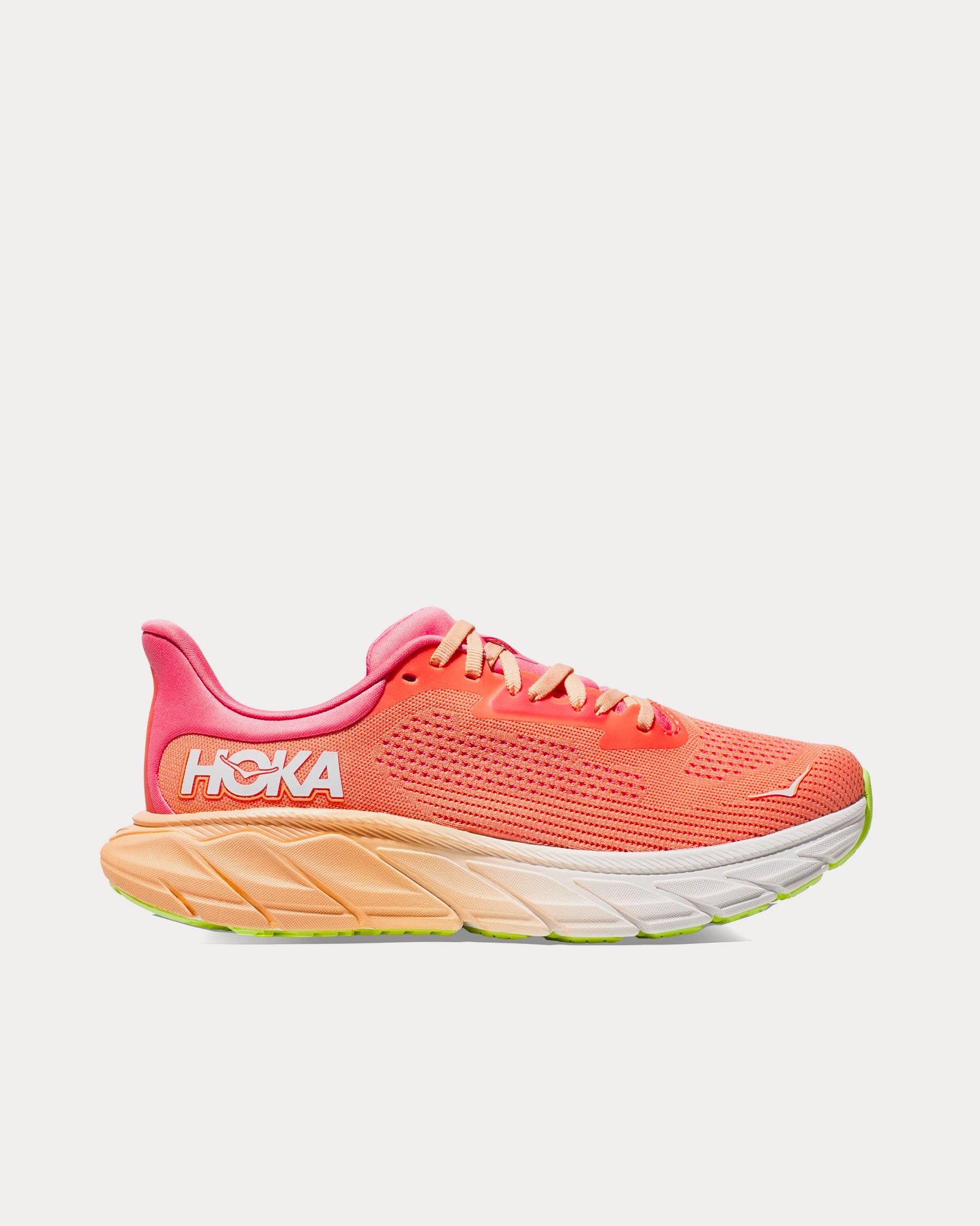 Hoka Arahi 7 Papaya / Coral Running Shoes - 1