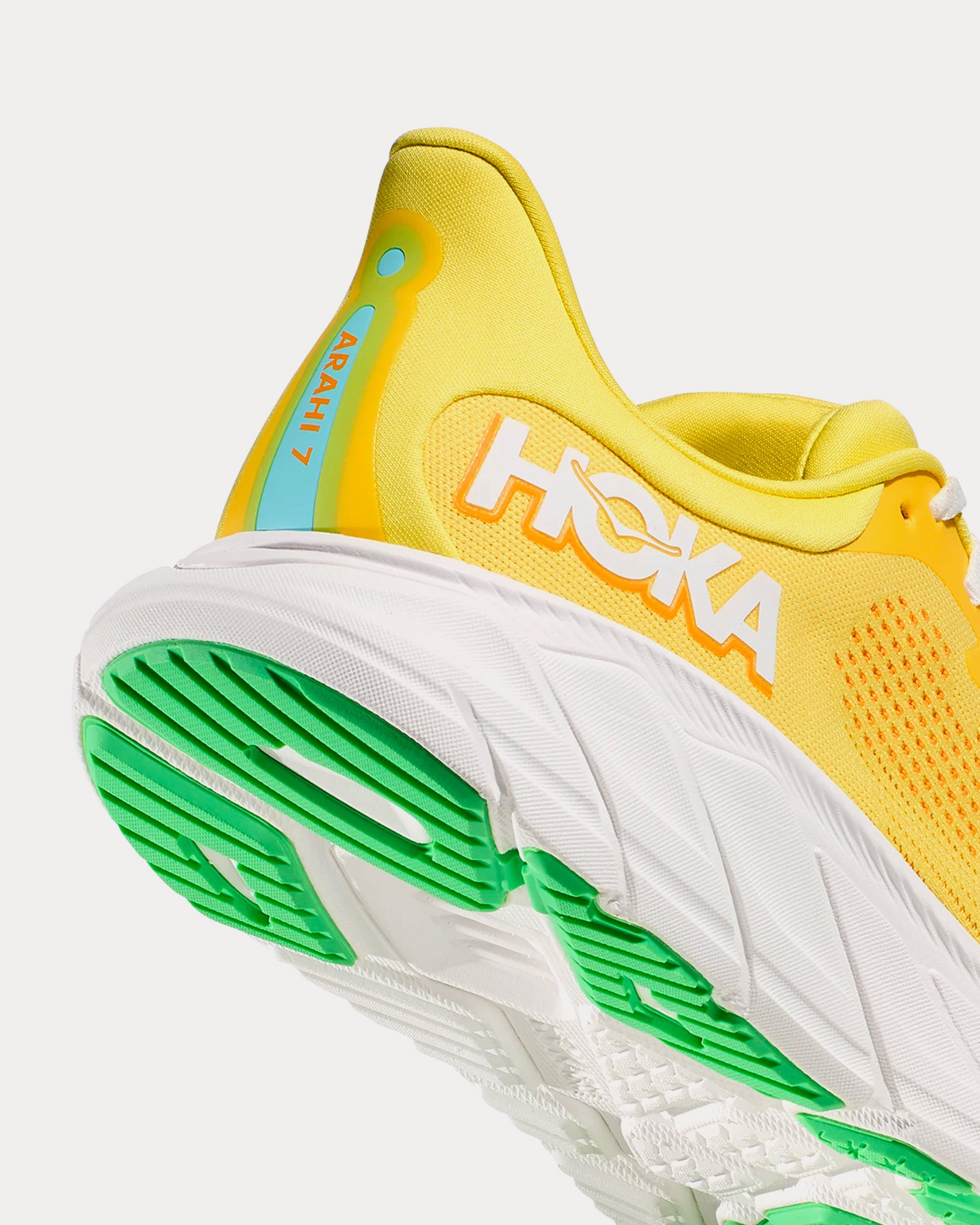 Hoka Arahi 7 Lemonade / Solar Flare Running Shoes - 3