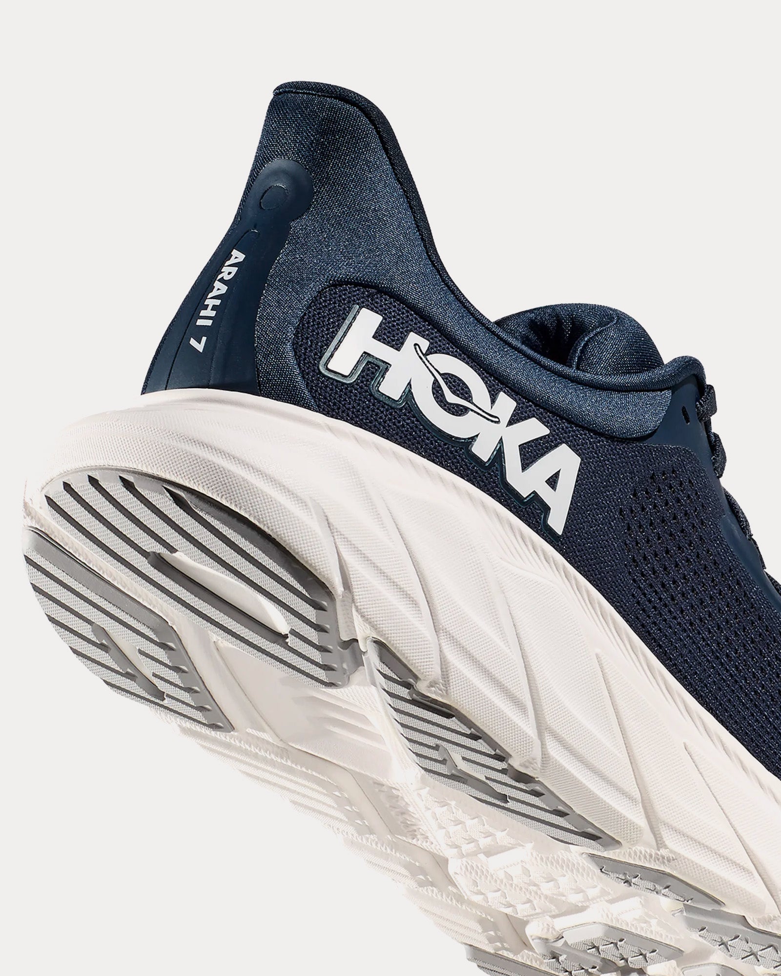 Hoka Arahi 7 Outer Space / White Running Shoes - 3