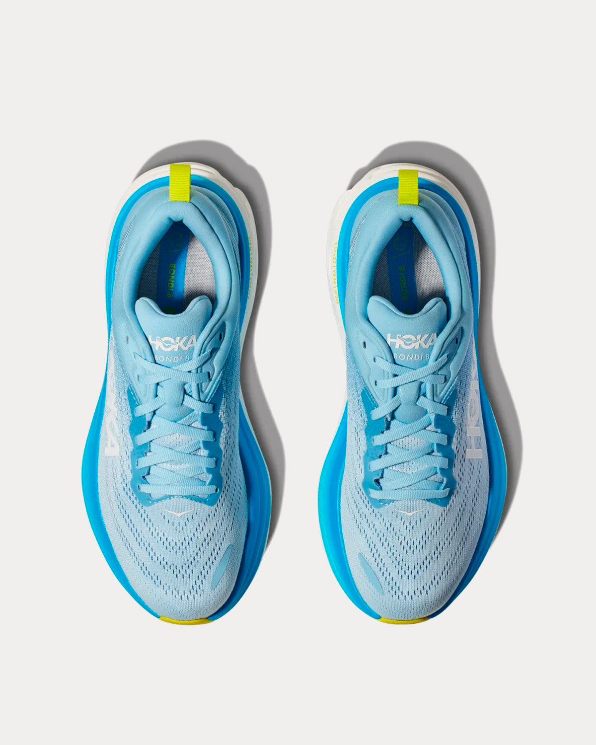 Hoka - Bondi 8 Airy Blue / Diva Blue Running Shoes