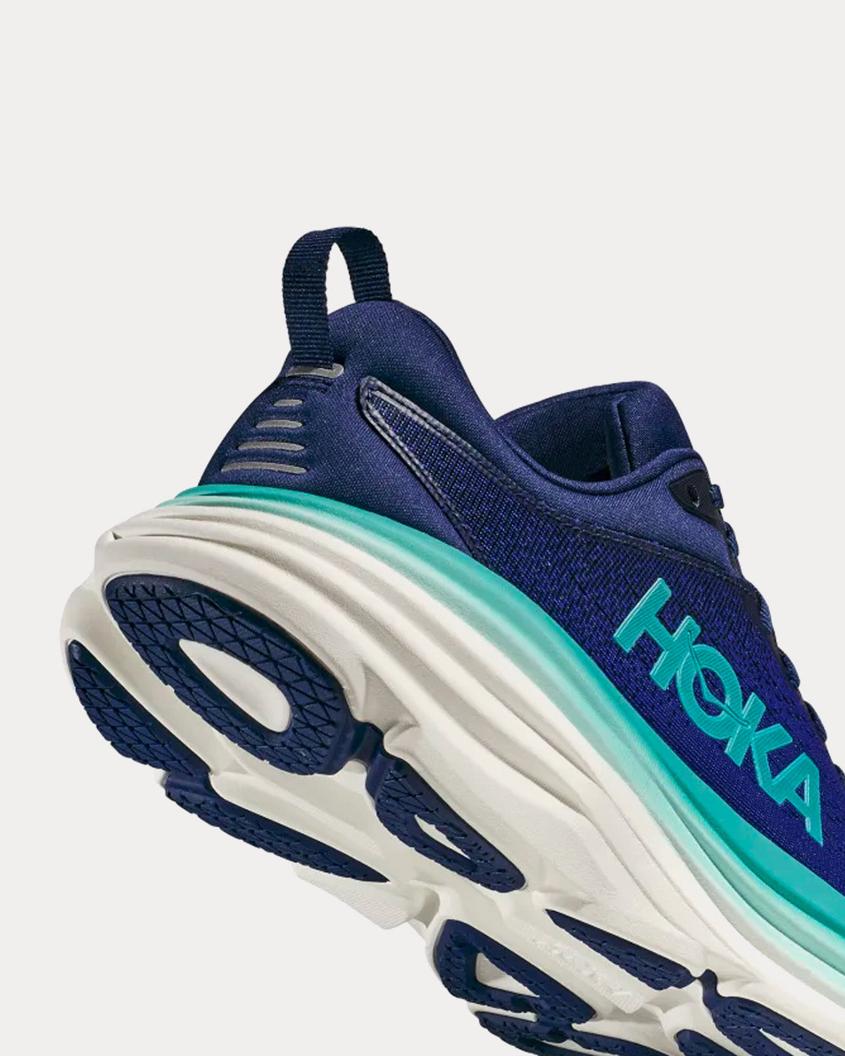 Hoka Bondi 8 Bellwether Blue / Evening Sky Running Shoes - 3