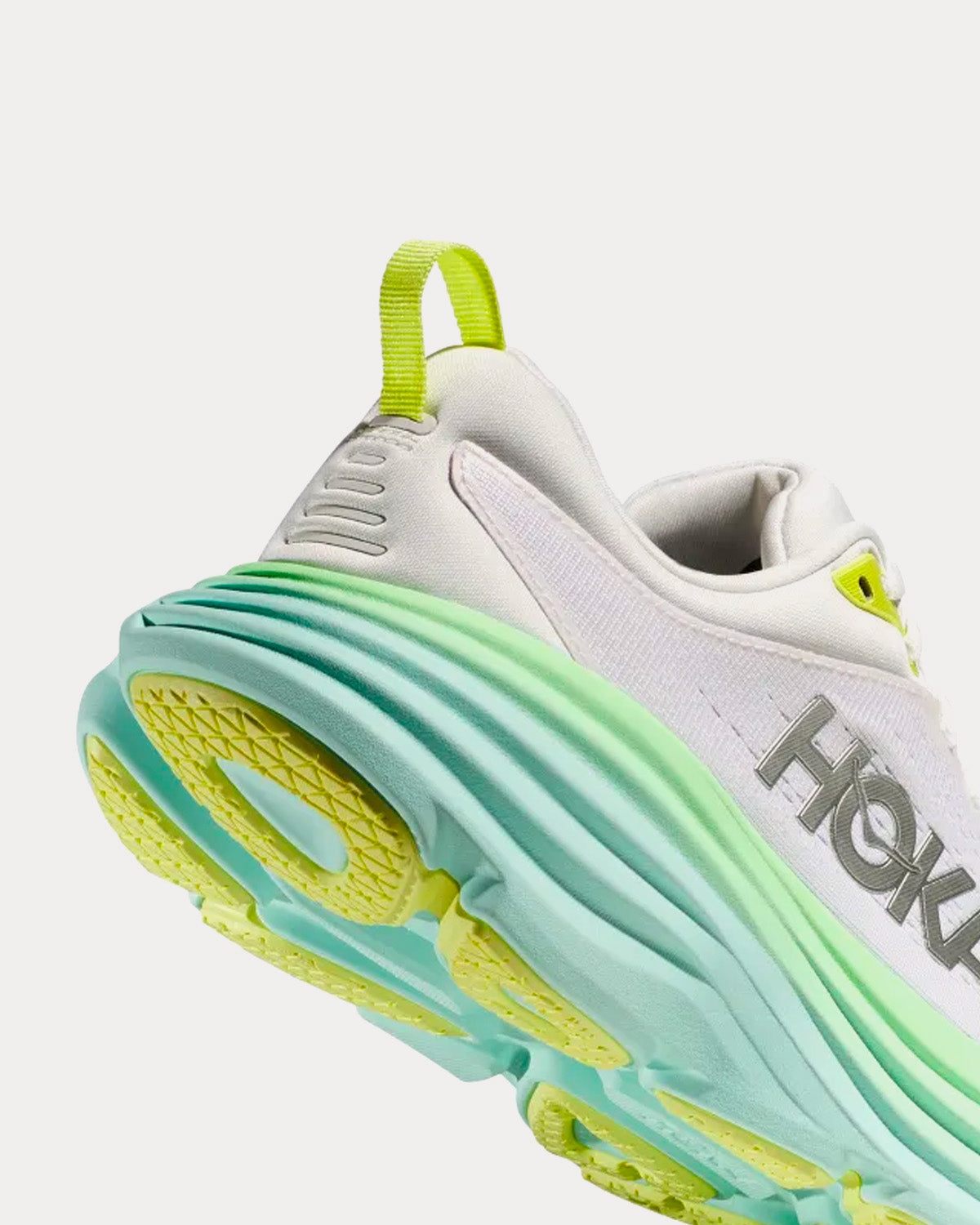 Hoka Bondi 8 Blanc De Blanc / Sunlit Ocean Running Shoes - 3