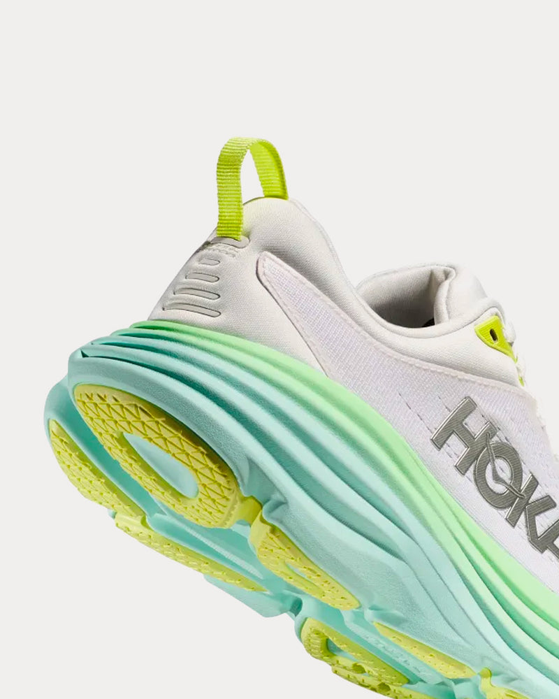 Hoka Bondi 8 Blanc De Blanc / Sunlit Ocean Running Shoes - 3