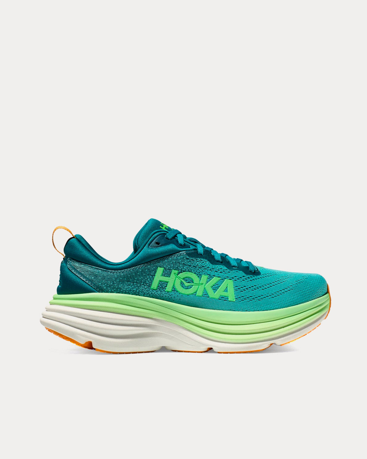 Hoka Bondi 8 Deep Lagoon / Ocean Mist Running Shoes - Sneak in Peace