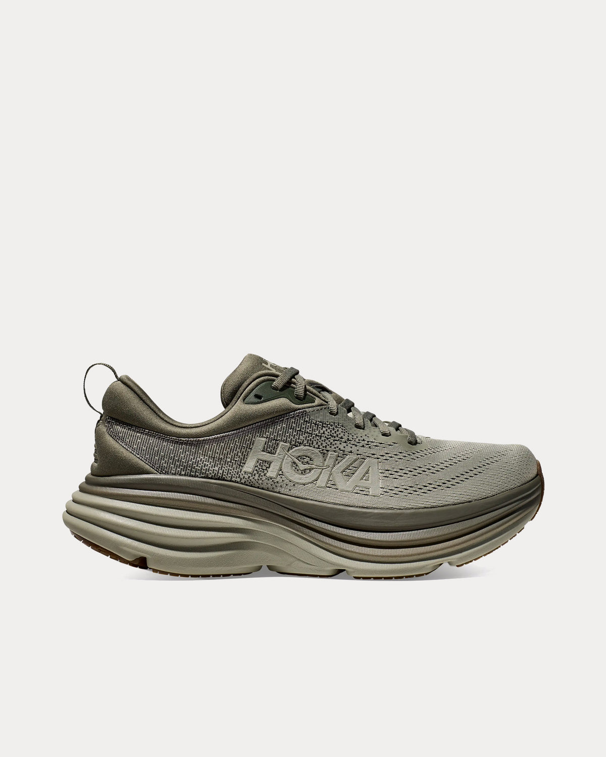 Hoka Bondi 8 Slate / Barley Running Shoes - Sneak in Peace