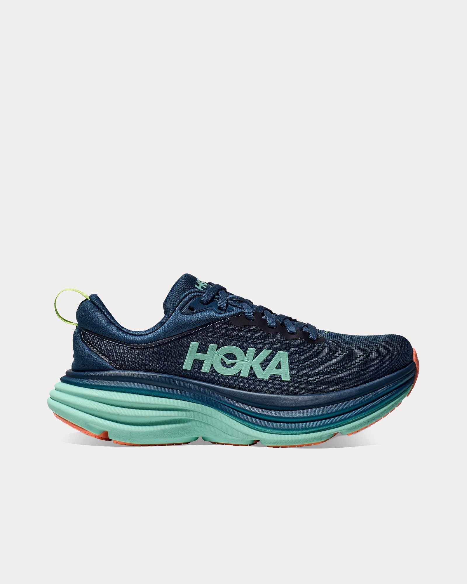 Hoka Bondi 8 Midnight / Seafoam Running Shoes - 1