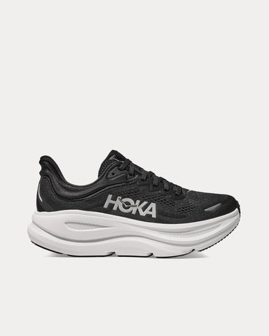 Hoka Bondi 9 Black / White Running Shoes