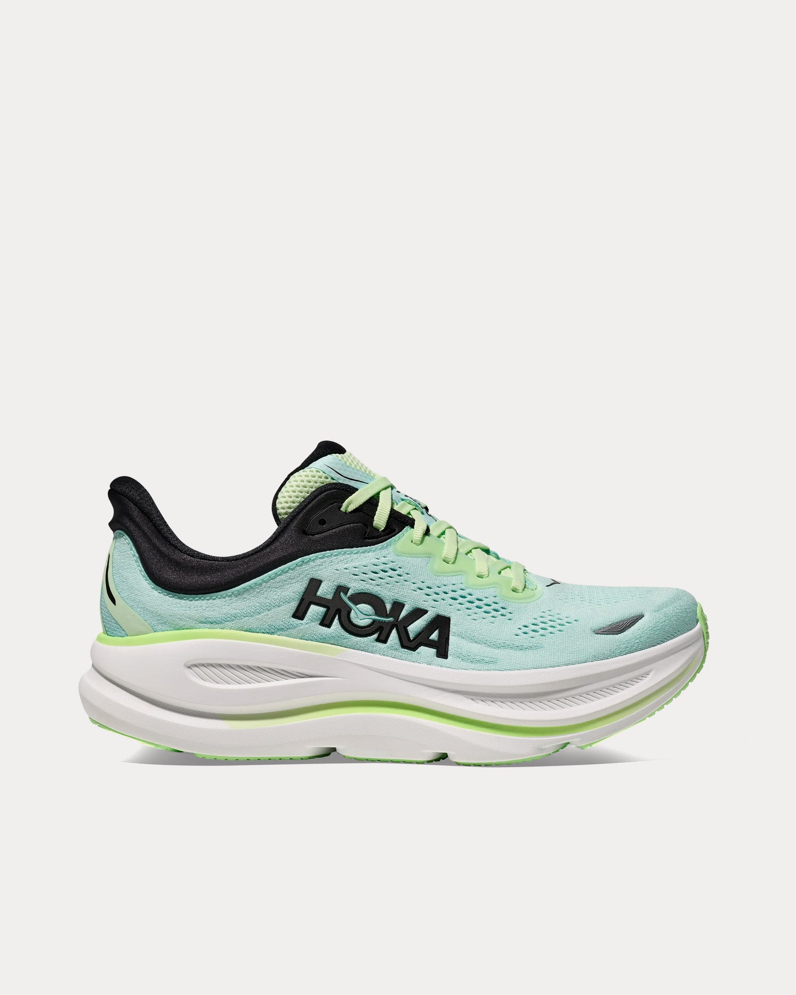 Hoka Bondi 9 Lunar Mother / Blue Spark Running Shoes - 1