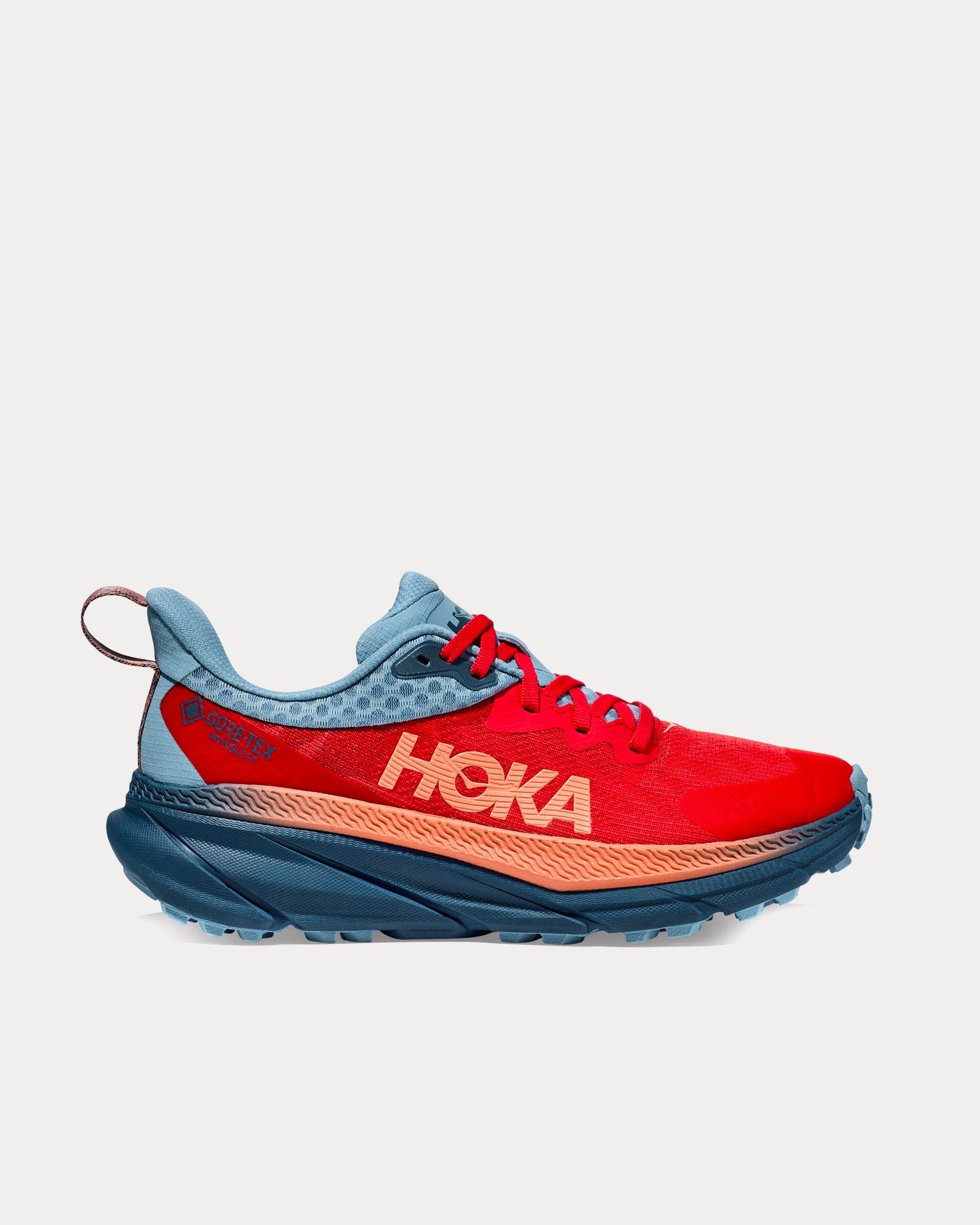 Hoka Challenger 7 GORE-TEX Cerise / Real Teal Running Shoes - 1