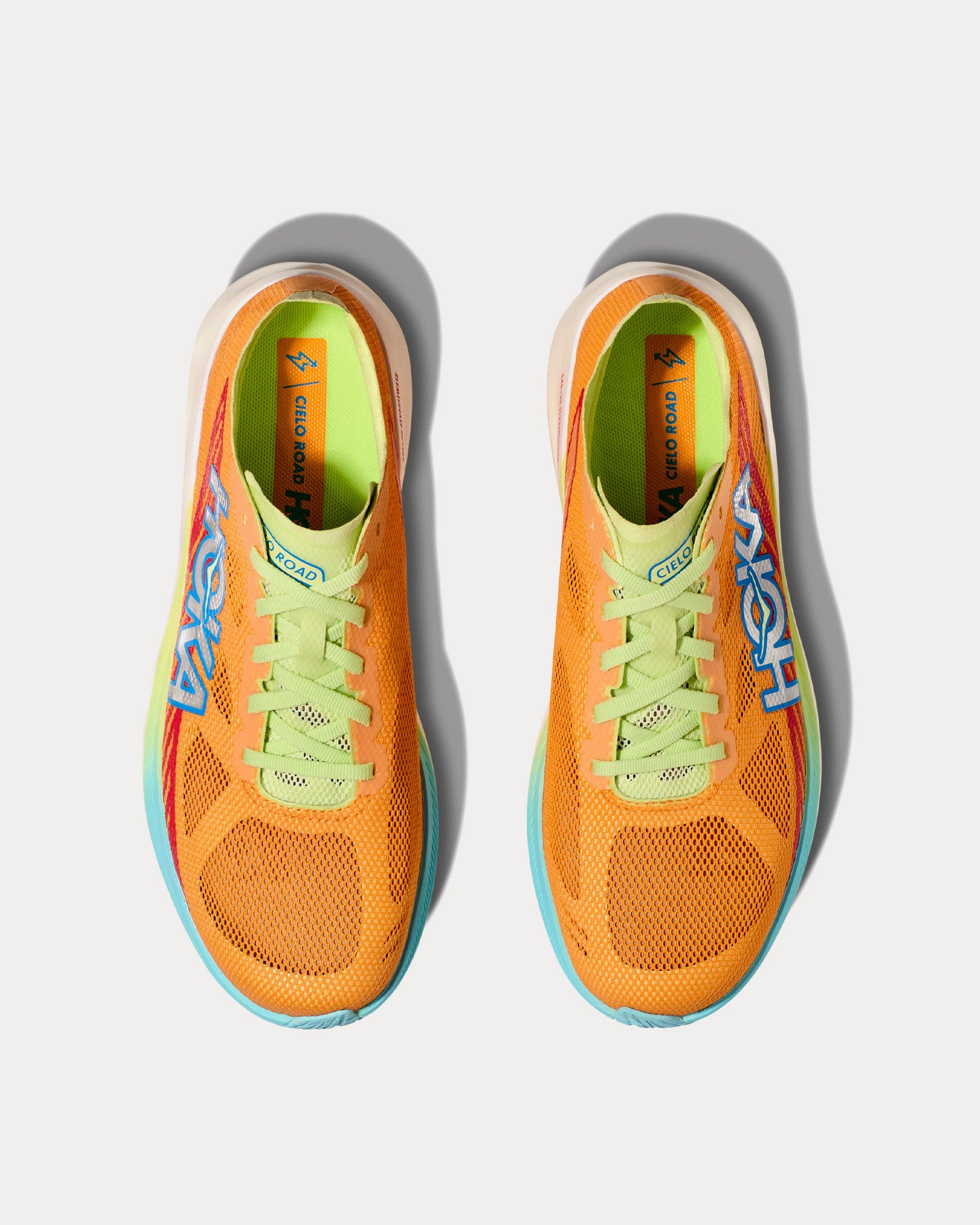 Hoka Cielo Road Solar Flare / Celery Juice Running Shoes - 2