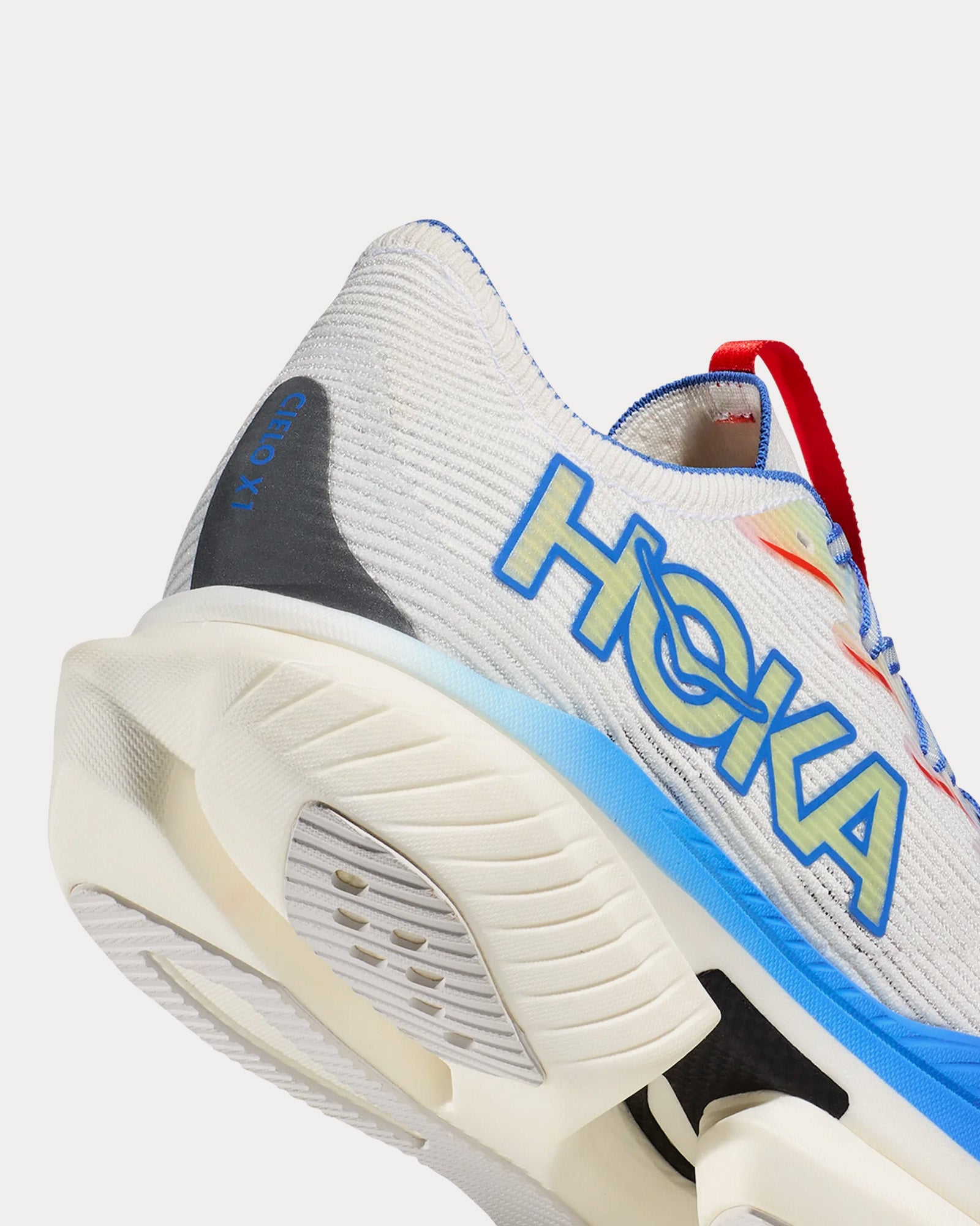 Hoka Cielo X1 White / Virtual Blue Running Shoes - 3