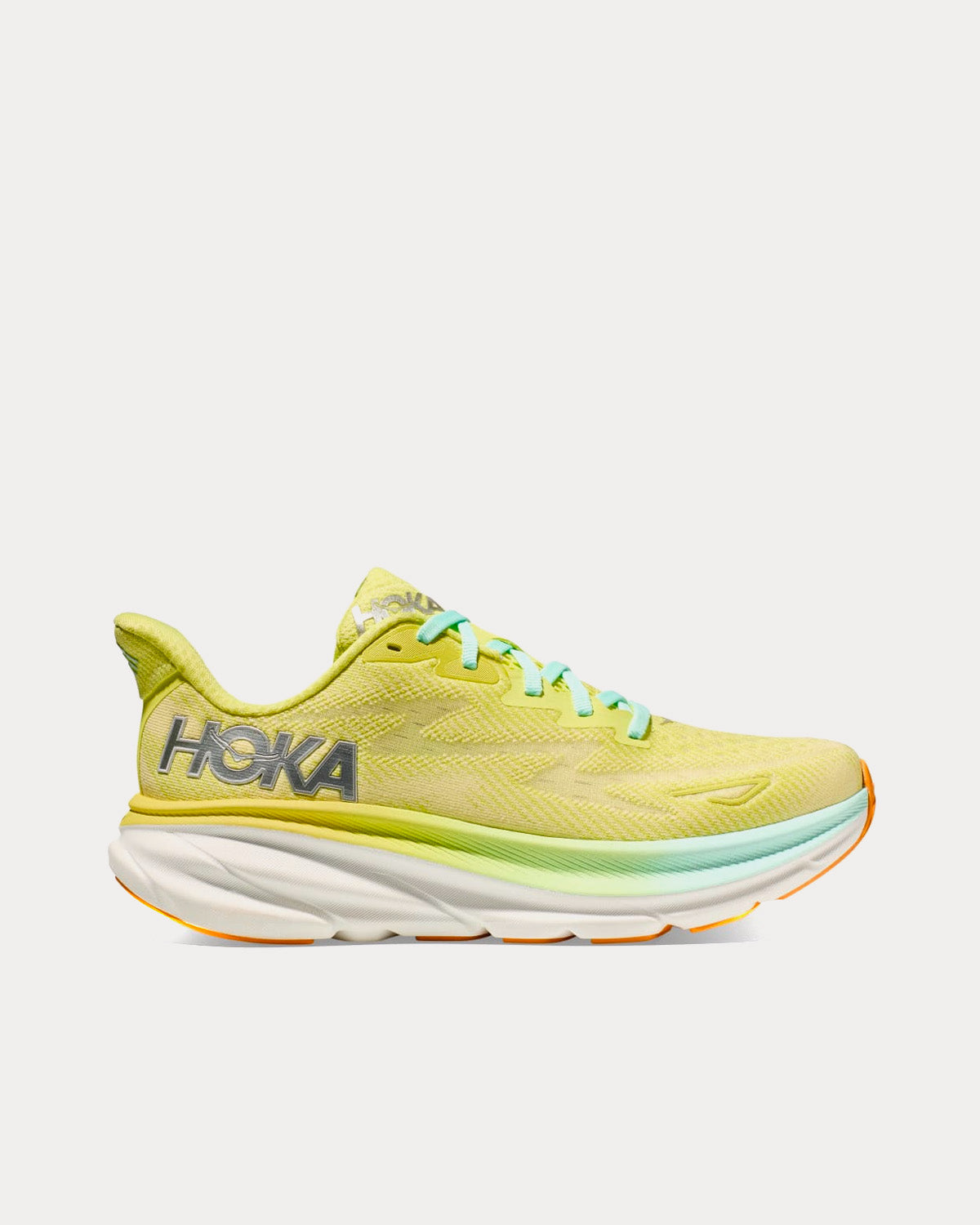 Hoka Clifton 9 Citrus Glow / Sunlit Ocean Running Shoes - 1