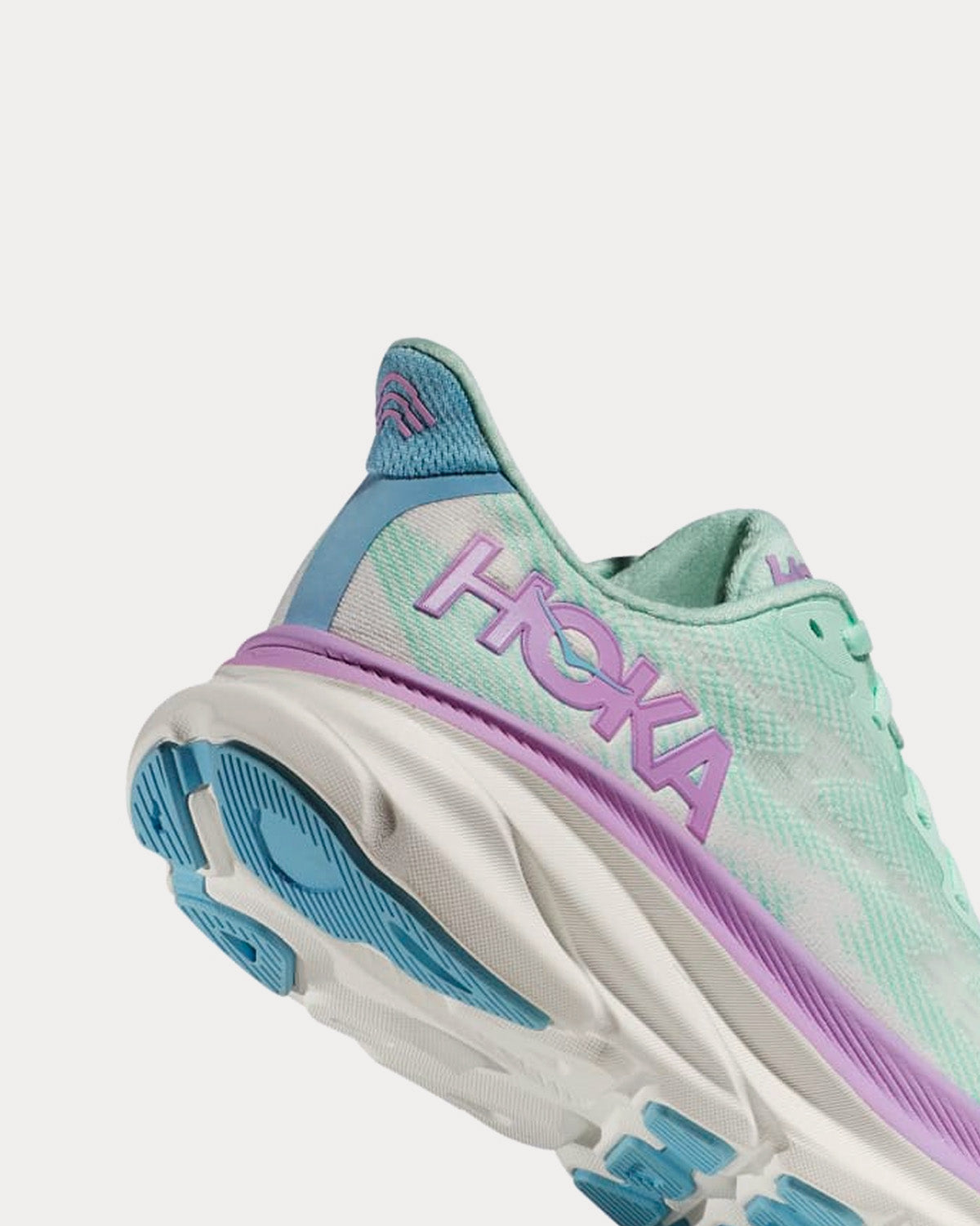 Hoka Clifton 9 Sunlit Ocean / Lilac Mist Running Shoes - 3