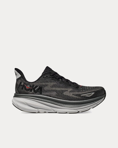 Hoka Clifton 9 Black / Outer Orbit Running Shoes