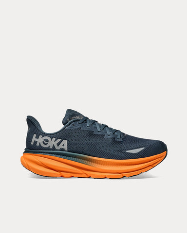 Hoka Clifton 9 GTX Story Skies / Orange Zest Running Shoes