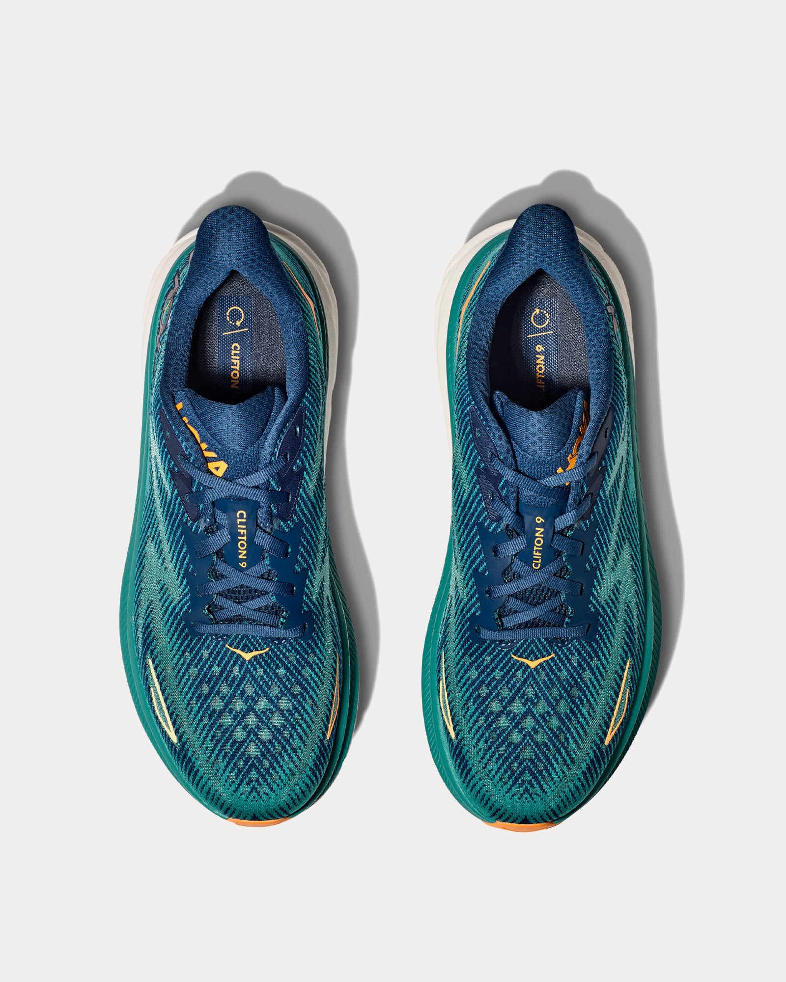 Hoka Clifton 9 Midnight / Oceanic Running Shoes - 2