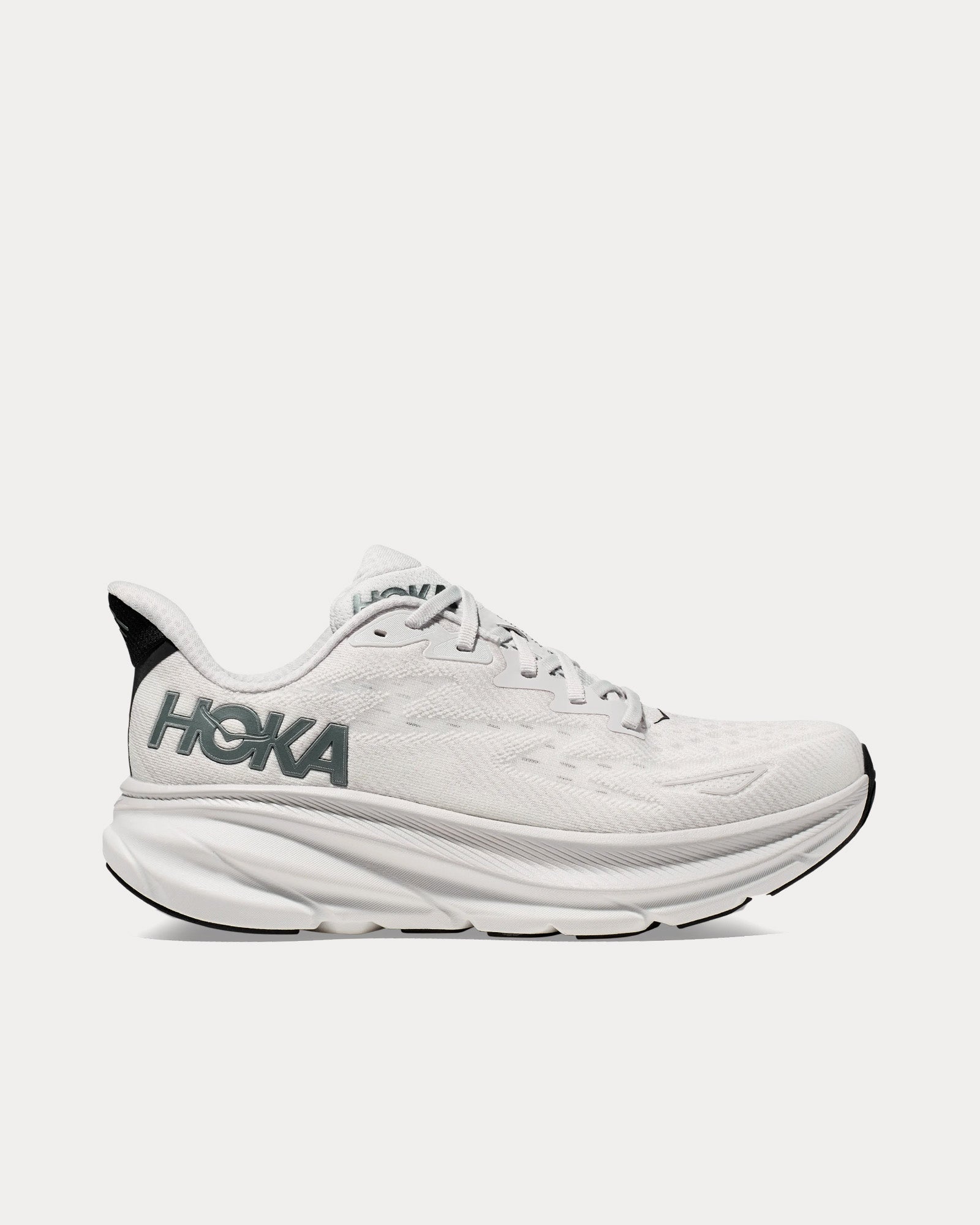 Hoka Clifton 9 Nimbus Cloud / Steel Wool Running Shoes - 1