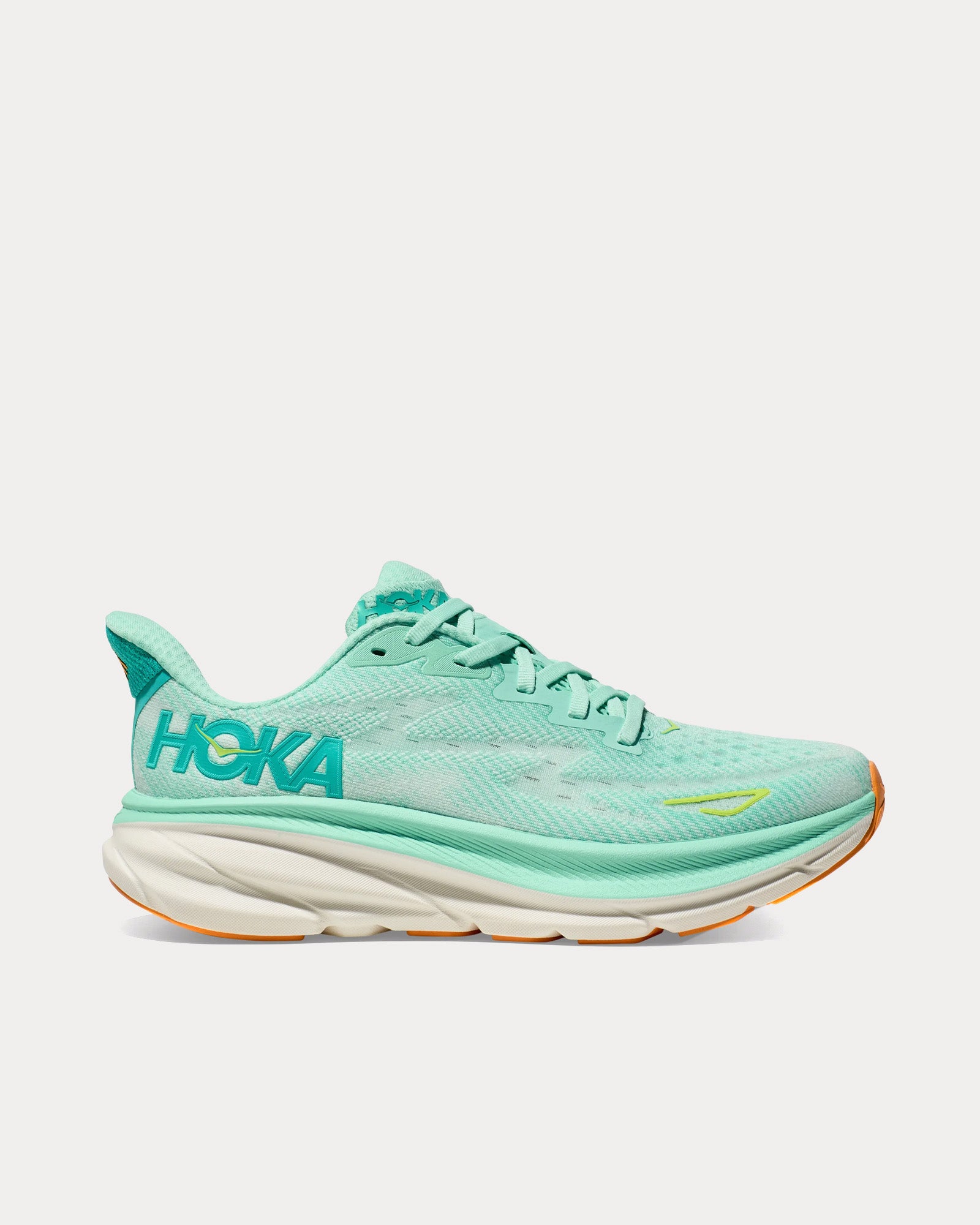 Hoka Clifton 9 Seafoam / Aqua Breeze Running Shoes - 1