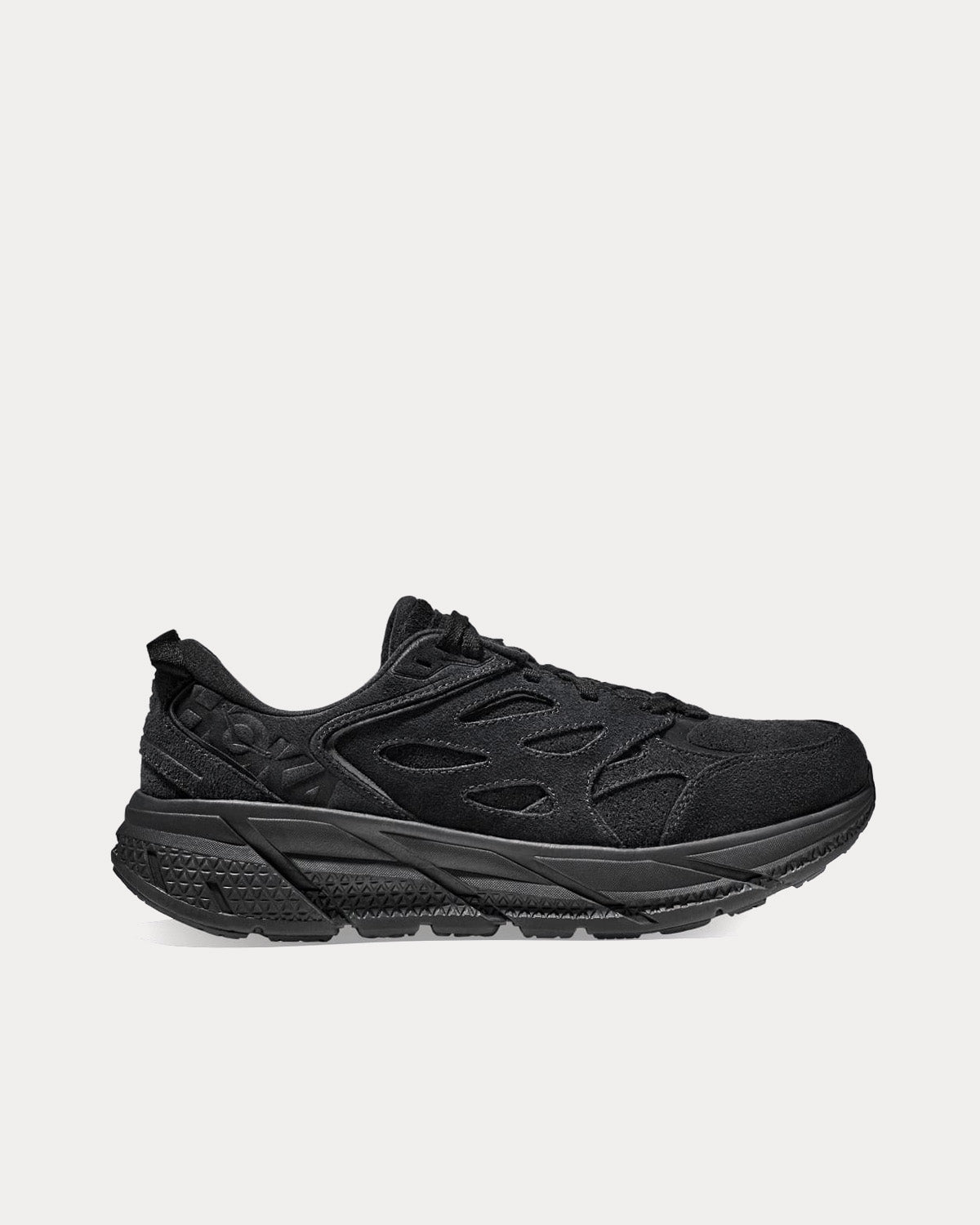 Clifton L Suede Black / Black Running Shoes