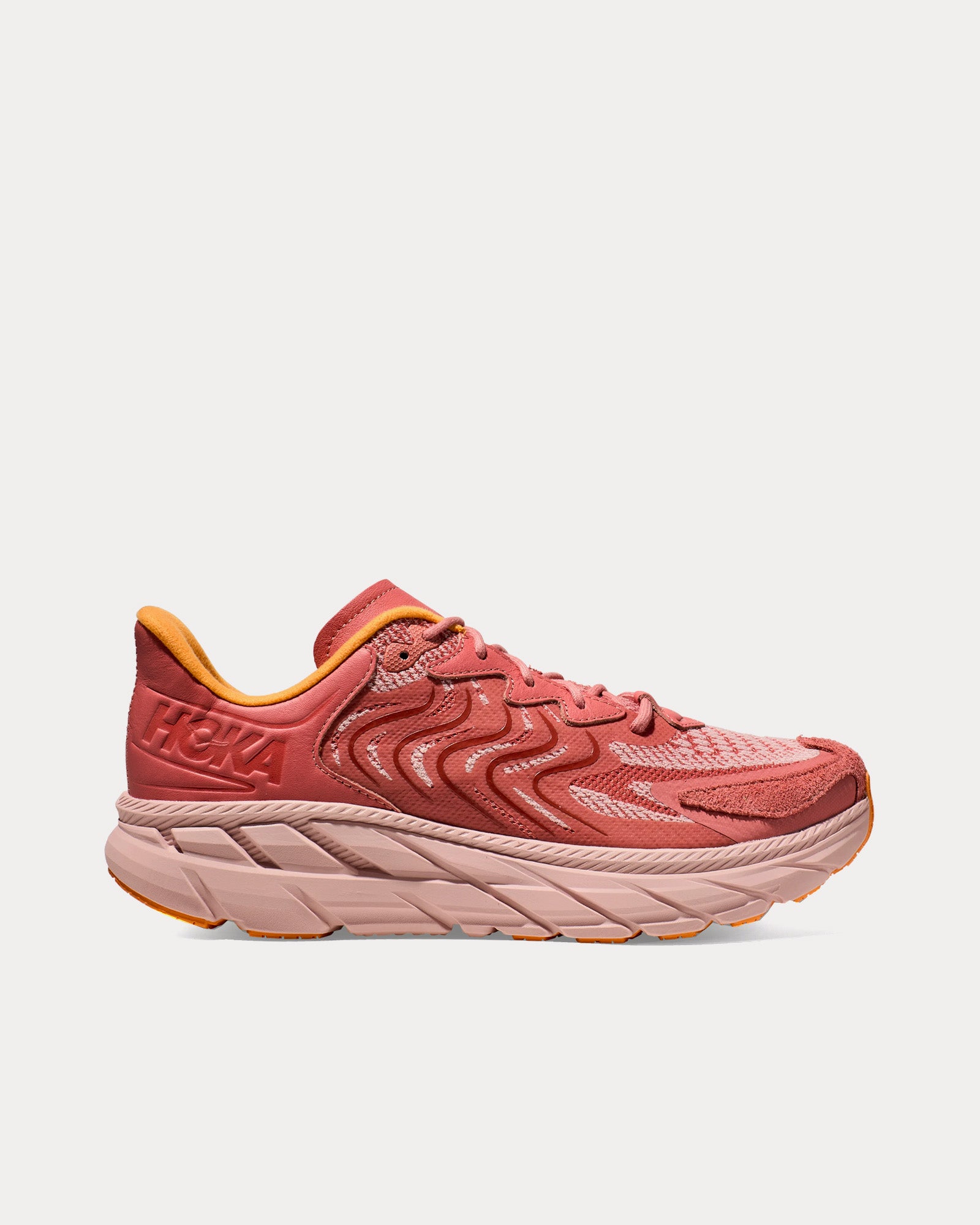 Hoka Clifton LS Earthenware / Peach Whip Running Shoes - Sneak in