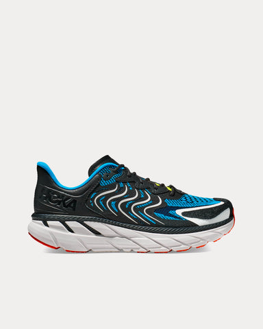 Hoka Clifton LS Black / Diva Blue Running Shoes