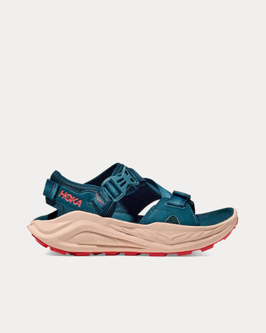 Hoka Infini Hike TC Blue Twilight / Grapefruit Sandals