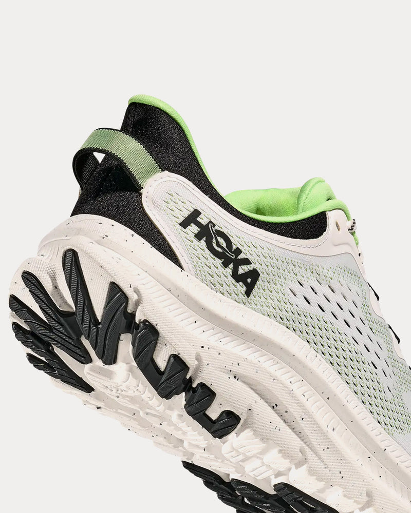 Hoka Kawana 2 White / Tart Apple Running Shoes - 4