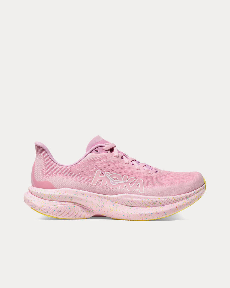 Hoka Mach 6 Pink Twilight / Lemonade Running Shoes - 1