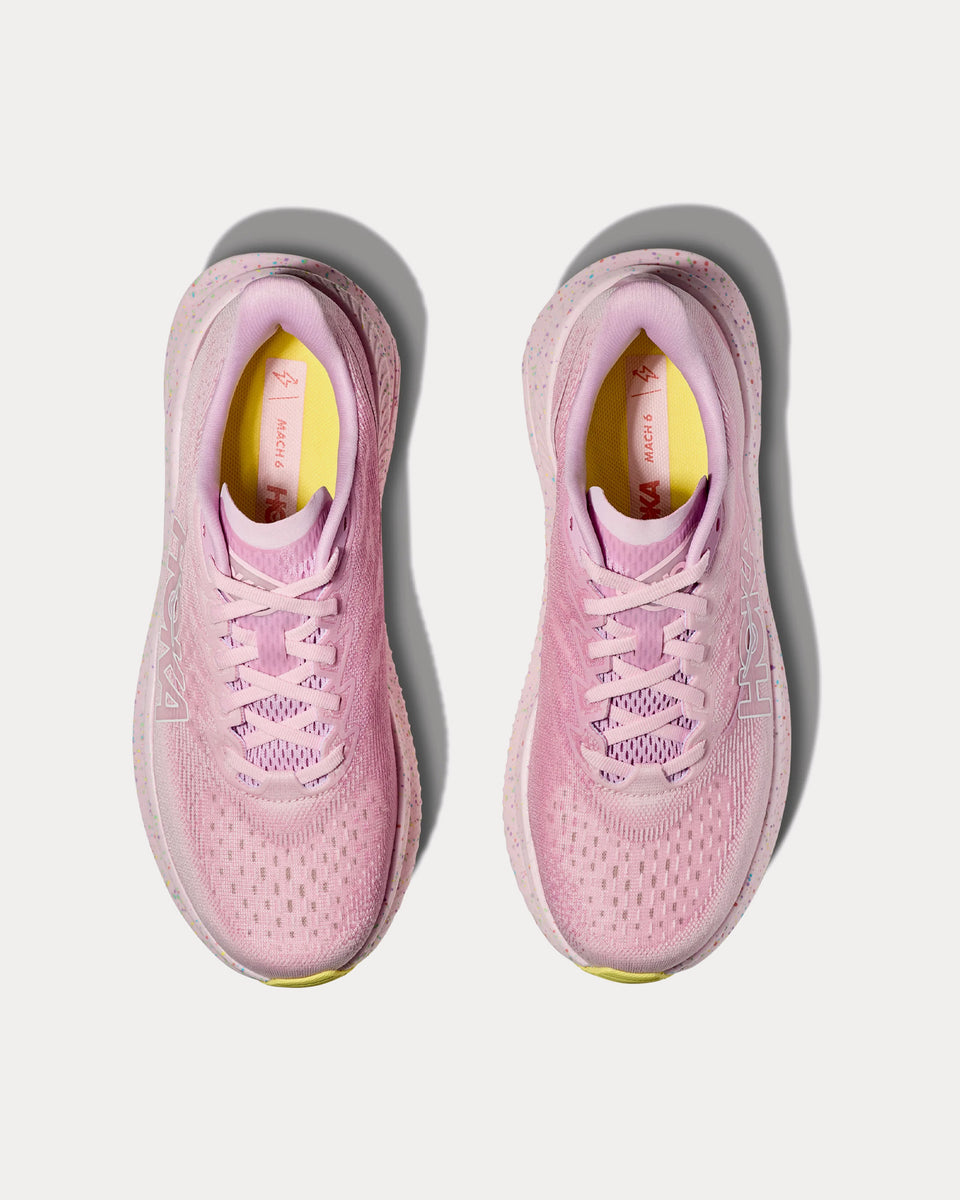 Hoka Mach 6 Pink Twilight / Lemonade Running Shoes - Sneak in Peace