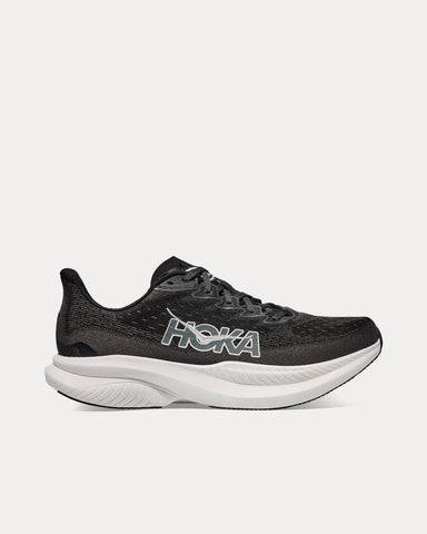 Hoka Mach 6 Black / White Running Shoes