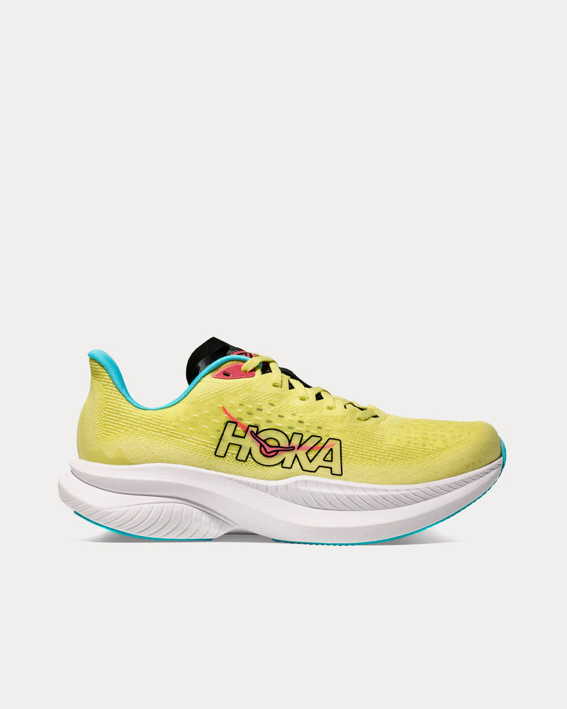 Hoka Mach 6 Yuzu / Cielo Blue Running Shoes - 1