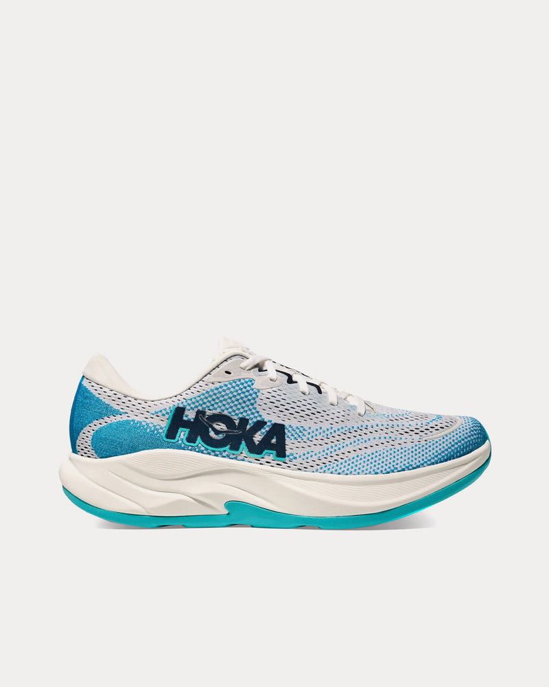 Hoka Rincon 4 Frost / Skyward Blue Running Shoes - 1