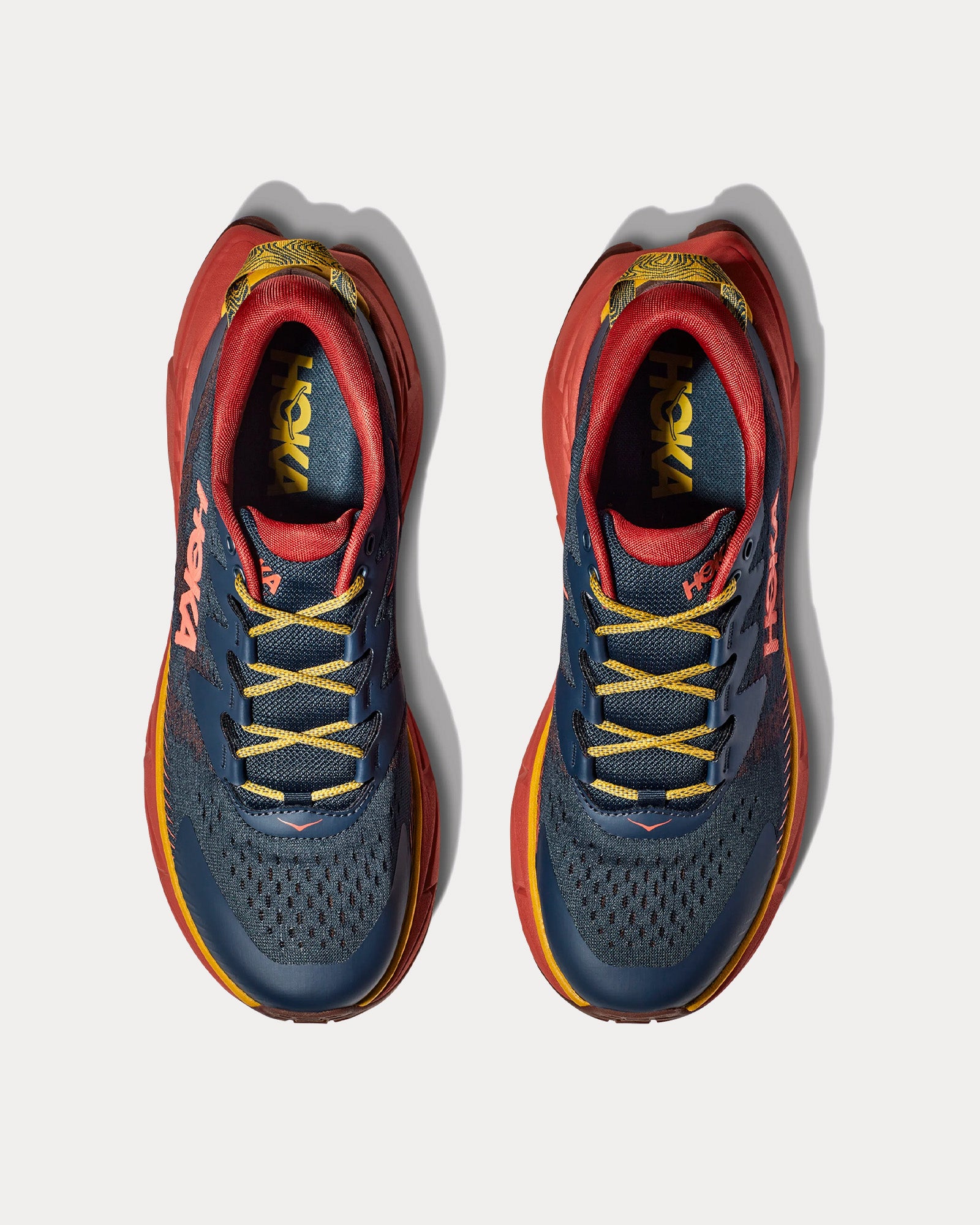 Hoka Skyline-Float X Outer Space / Hot Sauce Running Shoes - 2