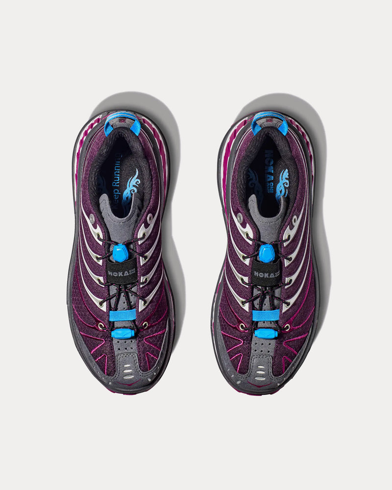 Hoka Stinson Evo OG Aubergine / Fuchsia Running Shoes - 2