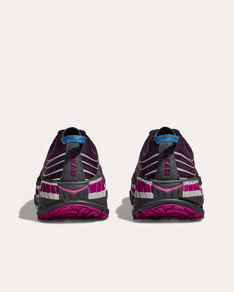 Hoka Stinson Evo OG Aubergine / Fuchsia Running Shoes - 3