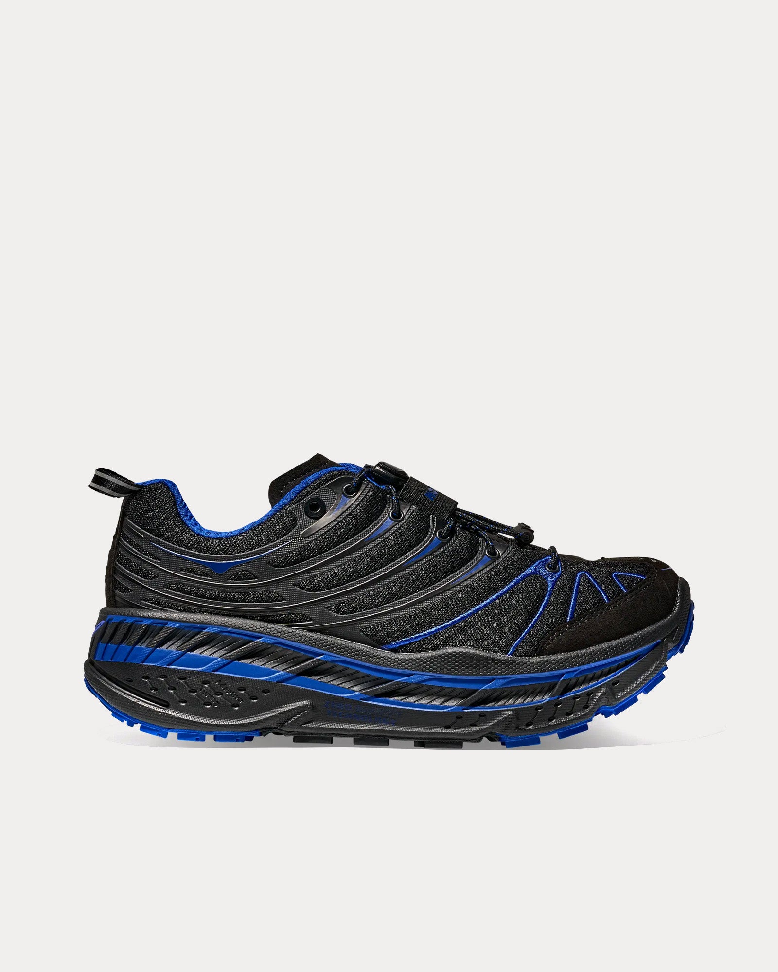 Hoka Stinson Evo OG Black / Ultramarine Running Shoes - 1