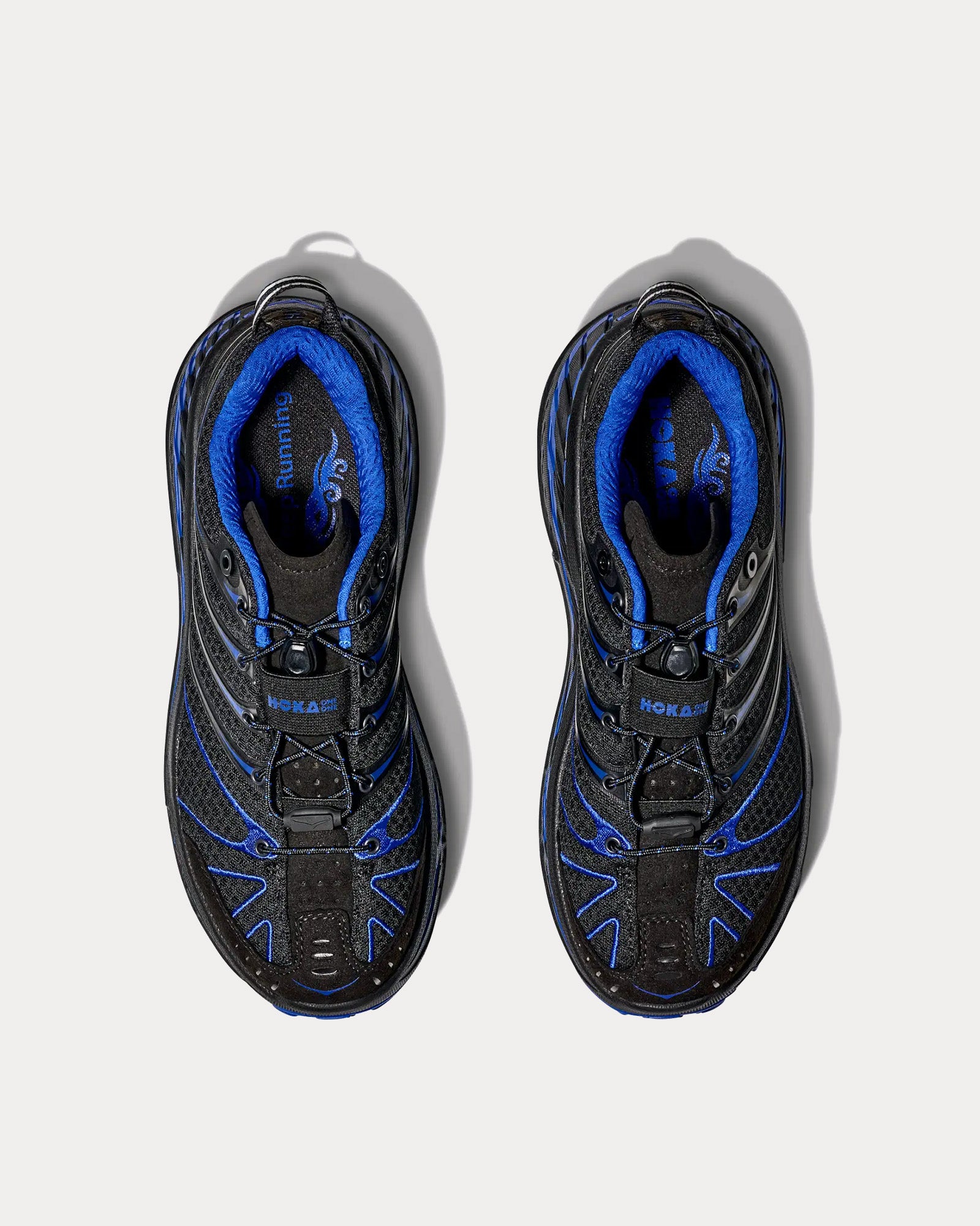 Hoka Stinson Evo OG Black / Ultramarine Running Shoes - 2