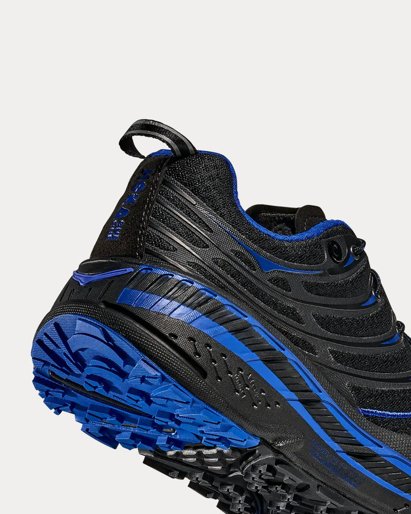 Hoka Stinson Evo OG Black / Ultramarine Running Shoes - 4