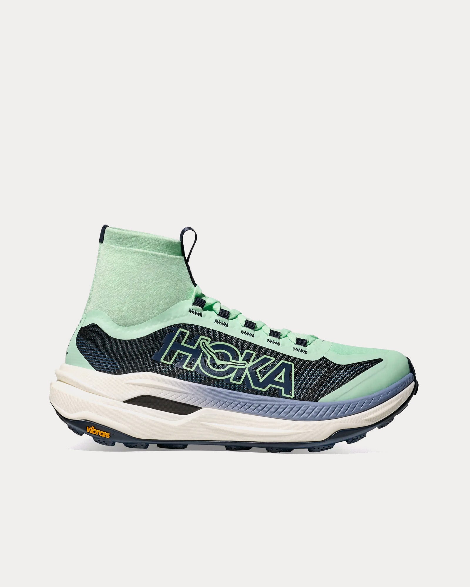 Hoka Tecton X 3 Mint Fluorite / Varsity Navy Running Shoes - 1