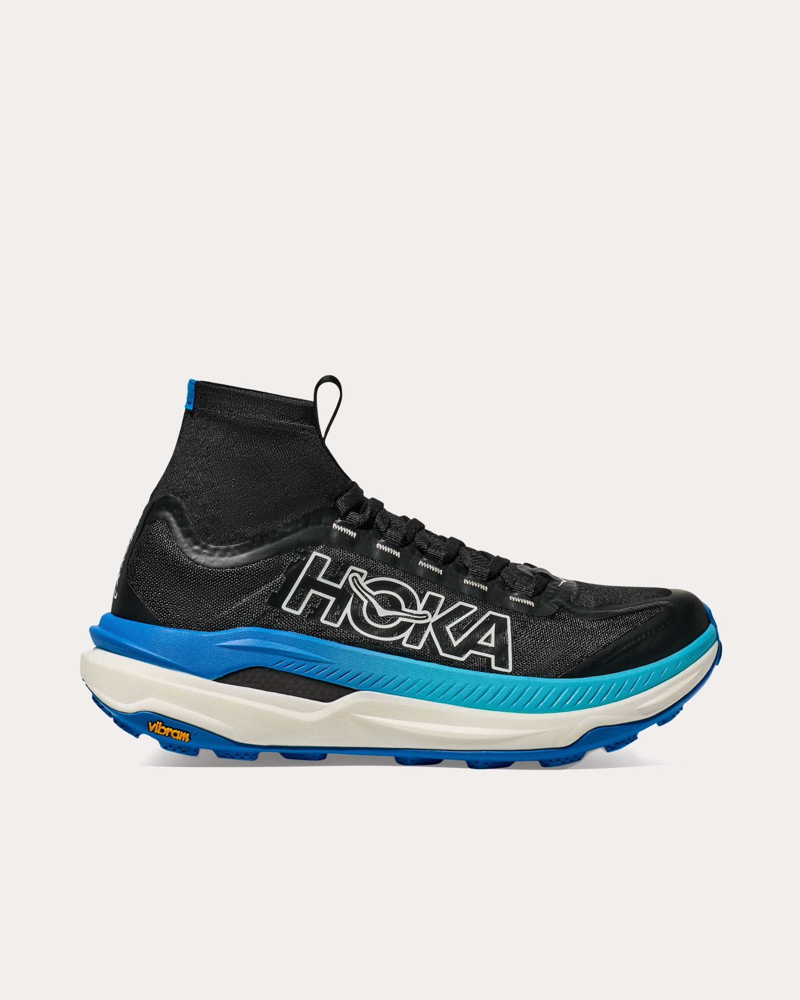 Hoka Tecton X 3 Black / Hoka Blue Running Shoes - 1