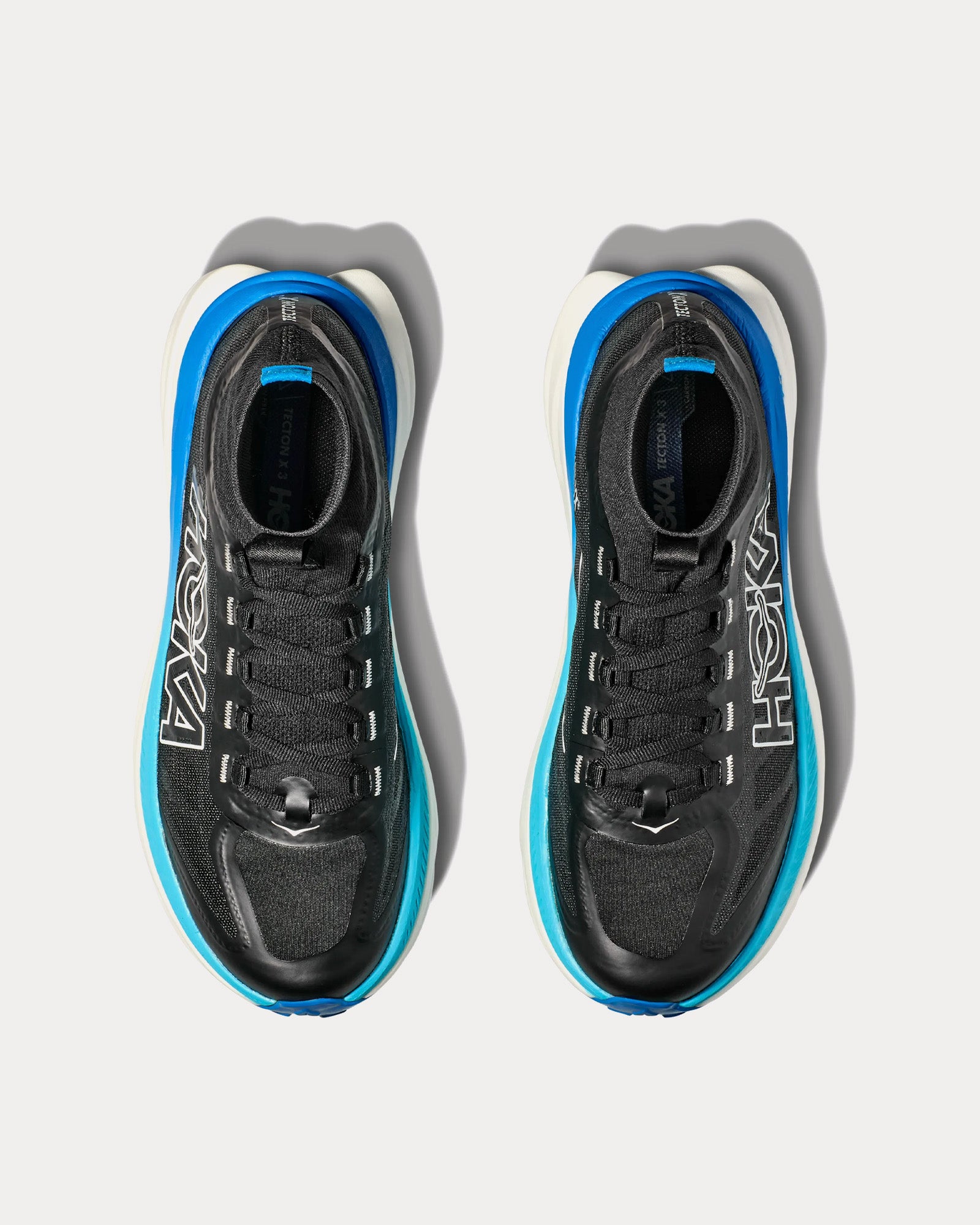 Hoka Tecton X 3 Black / Hoka Blue Running Shoes - 2